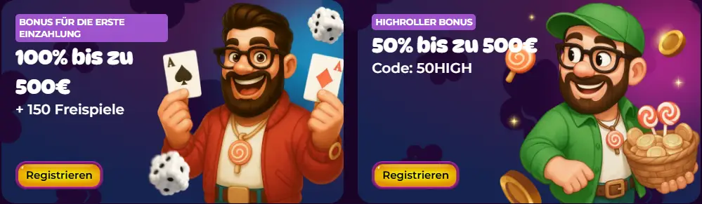 Spinania Casino Willkommensbonus